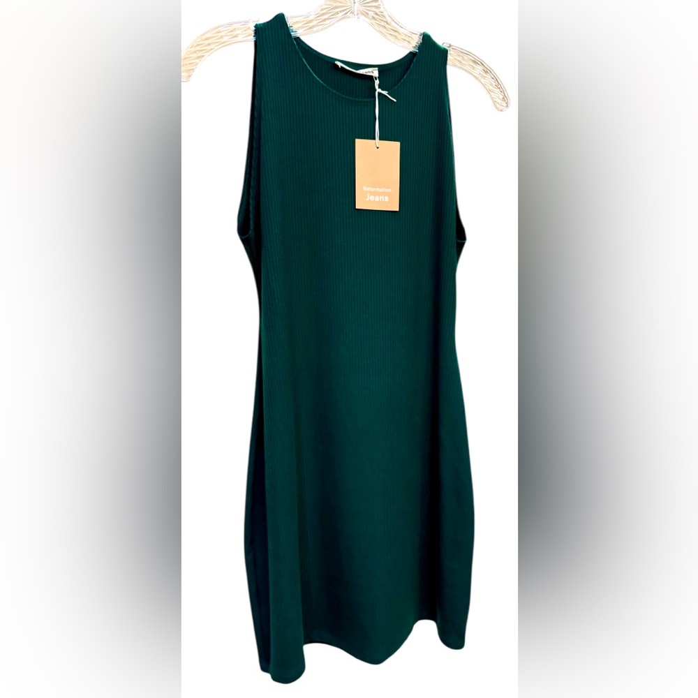 Reformation Emerald Green Dress NWT Medium